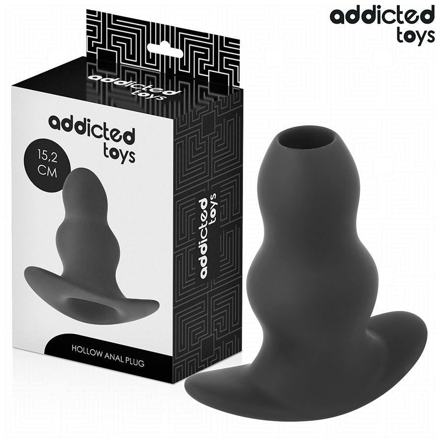 ADDICTED TOYS - PLUG ANAL HUECO SILICONA TALLA XXL 15,2 CM - Anal - El Arte del Placer