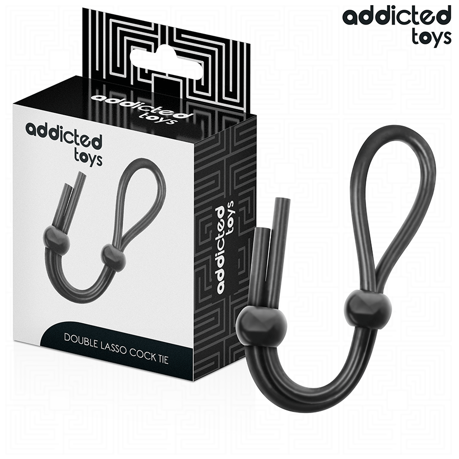 ADDICTED TOYS - CUERDA SILICONA PARA EL PENE DE LAZO DOBLE - Accesorios para el pene - El Arte del Placer