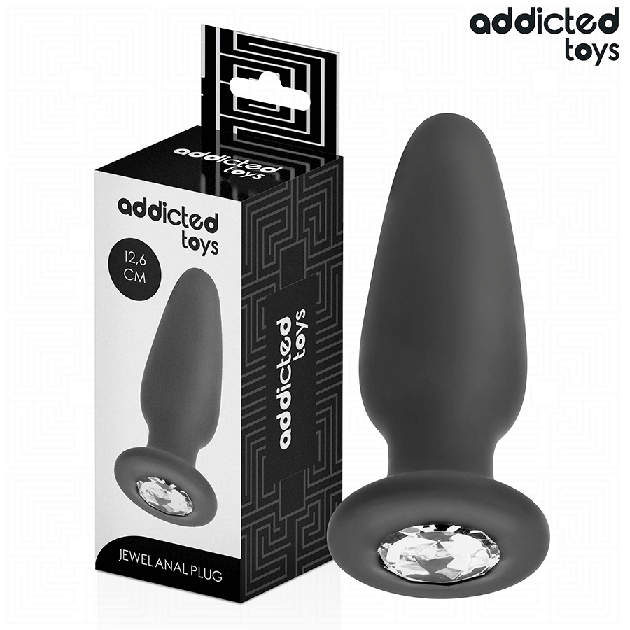 ADDICTED TOYS - PLUG ANAL CON JOYA SILICONA TALLA L 12,6 CM - Anal - El Arte del Placer