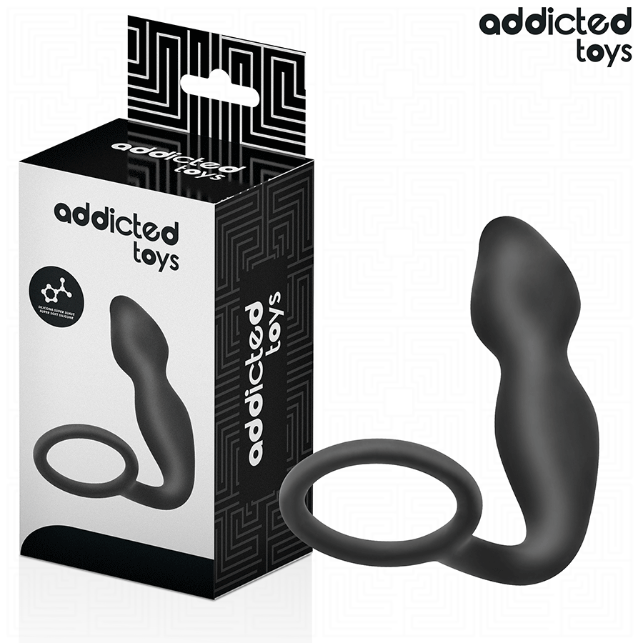 ADDICTED TOYS - PLUG ANAL CON ANILLO SILICONA MODELO 2 - Anal - El Arte del Placer
