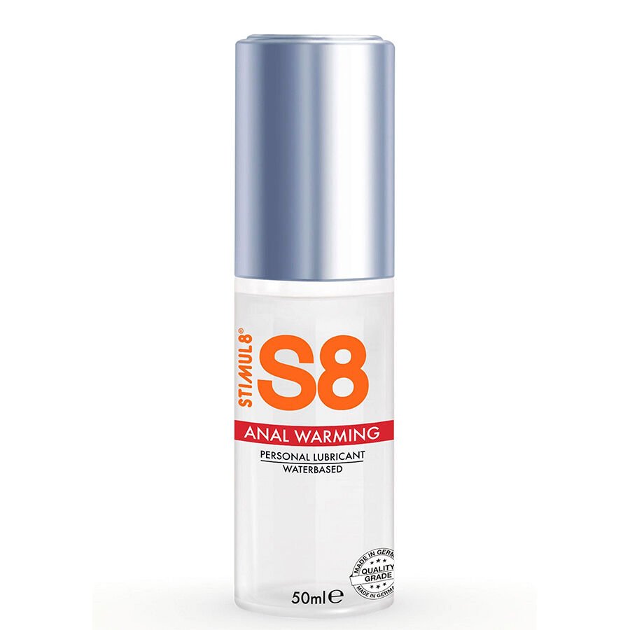 STIMUL8 - S8 LUBRICANTE ANAL EFECTO CALOR 50 ML - DROGUERÍA - El Arte del Placer