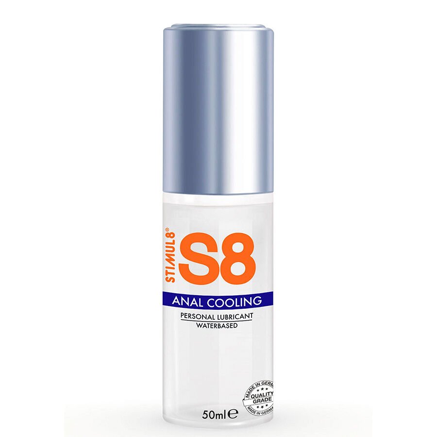 STIMUL8 - S8 LUBRICANTE ANAL EFECTO FRÍO 50 ML - DROGUERÍA - El Arte del Placer