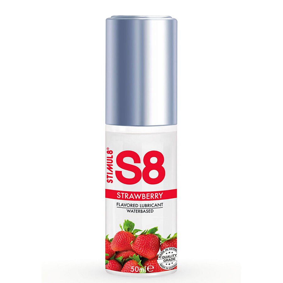 STIMUL8 - S8 LUBRICANTE DE FRESA 50 ML - Con deliciosos Sabores - El Arte del Placer