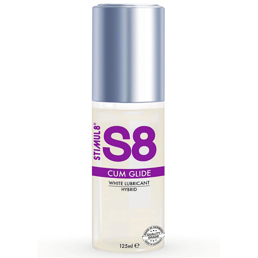 STIMUL8 - S8 CUM GLIDE LUBRICANTE HÍBRIDO 125 ML - DROGUERÍA - El Arte del Placer