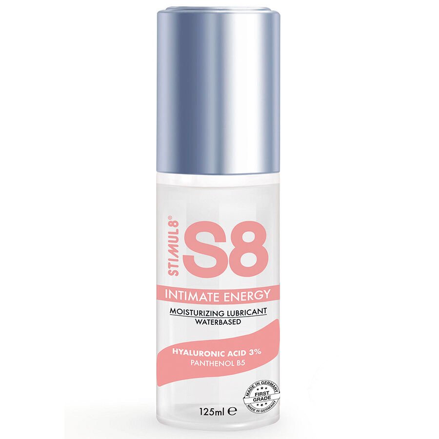 STIMUL8 - S8 INTIMATE ENERGY LUBRICANTE HIALURÓN 125 ML - Base Agua - El Arte del Placer