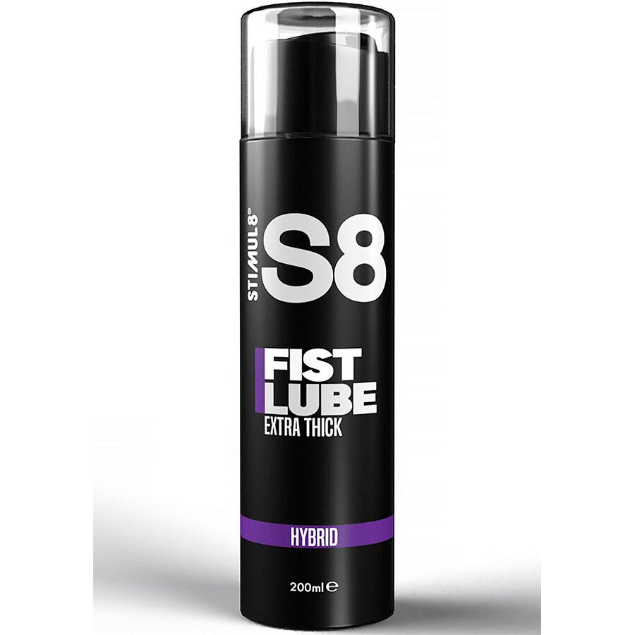 STIMUL8 - S8 LUBRICANTE PARA PUÑOS HÍBRIDO EXTRA GRUESO 200 ML - Base Silicona + Agua - El Arte del Placer