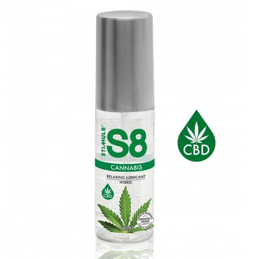 STIMUL8 - S8 LUBRICANTE HÍBRIDO CANNABIS 50 ML - DROGUERÍA - El Arte del Placer