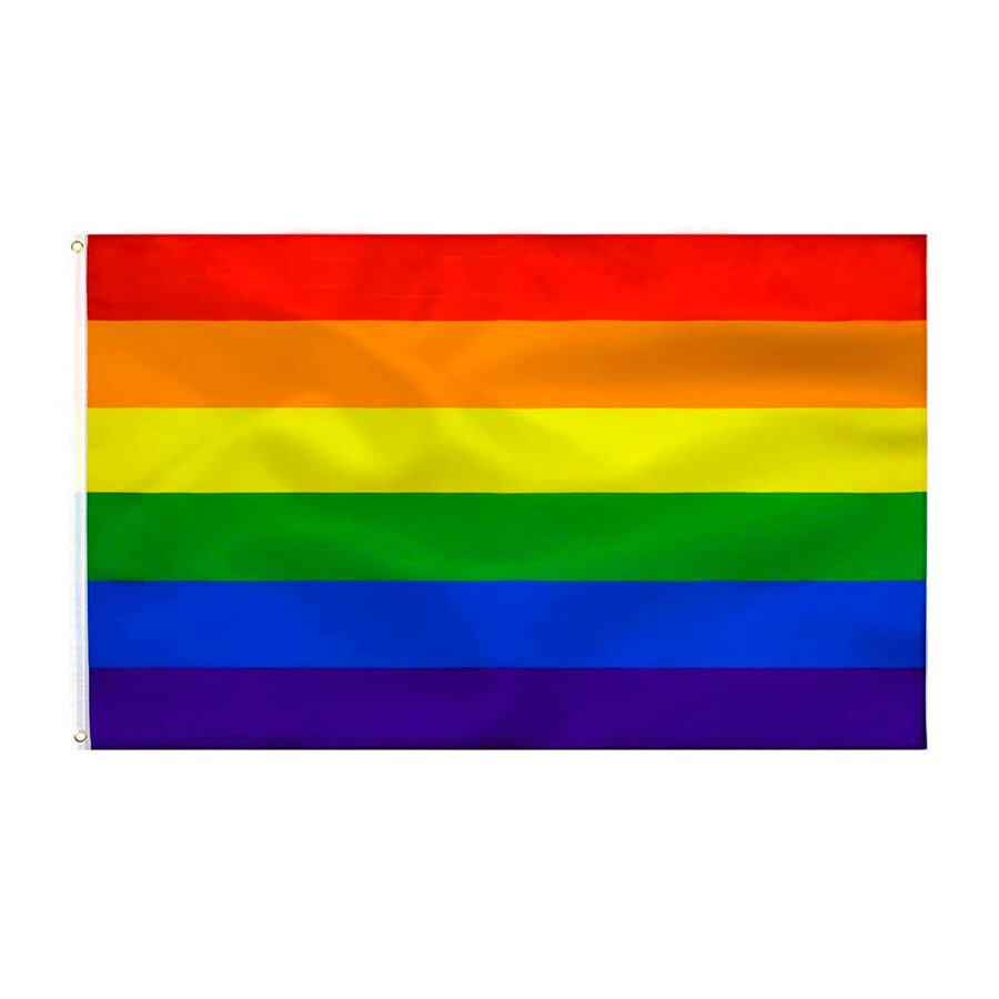 PRIDE - BANDERA ARCOÍRIS 90 X 150 CM - Artículos divertidos - El Arte del Placer
