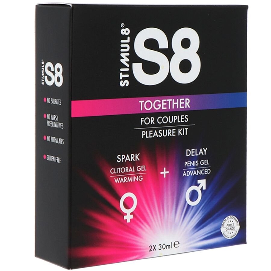 STIMUL8 - S8 TOGETHER KIT DE PAREJAS 2 X 30 ML - DROGUERÍA - El Arte del Placer