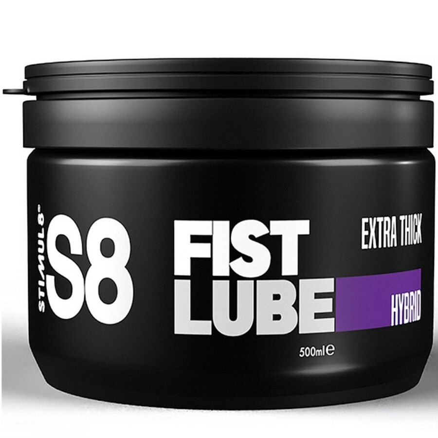 STIMUL8 - S8 LUBRICANTE PARA PUÑOS HÍBRIDO EXTRA GRUESO 500 ML - Base Silicona + Agua - El Arte del Placer
