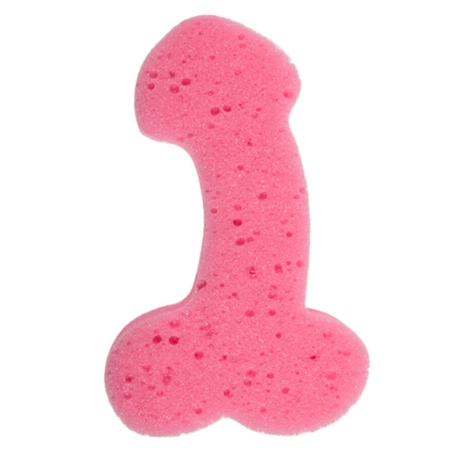 DIABLO PICANTE - ESPONJA CON FORMA DE PENE ROSA - Artículos divertidos - El Arte del Placer