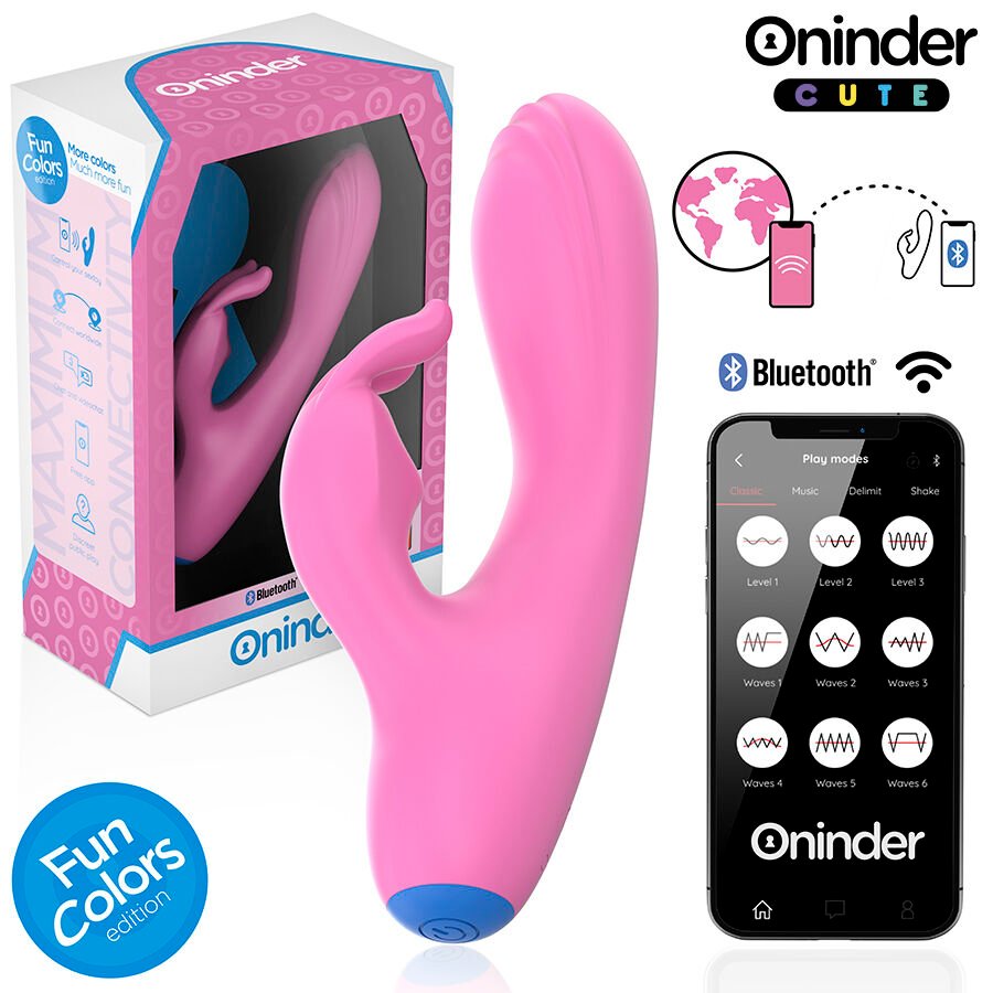 ONINDER CUTE – LOVE BUNNY VIBRADOR PUNTO G Y CLITORIS – APP MUNDIAL GRATUITA - JUGUETES BIENESTAR - El Arte…