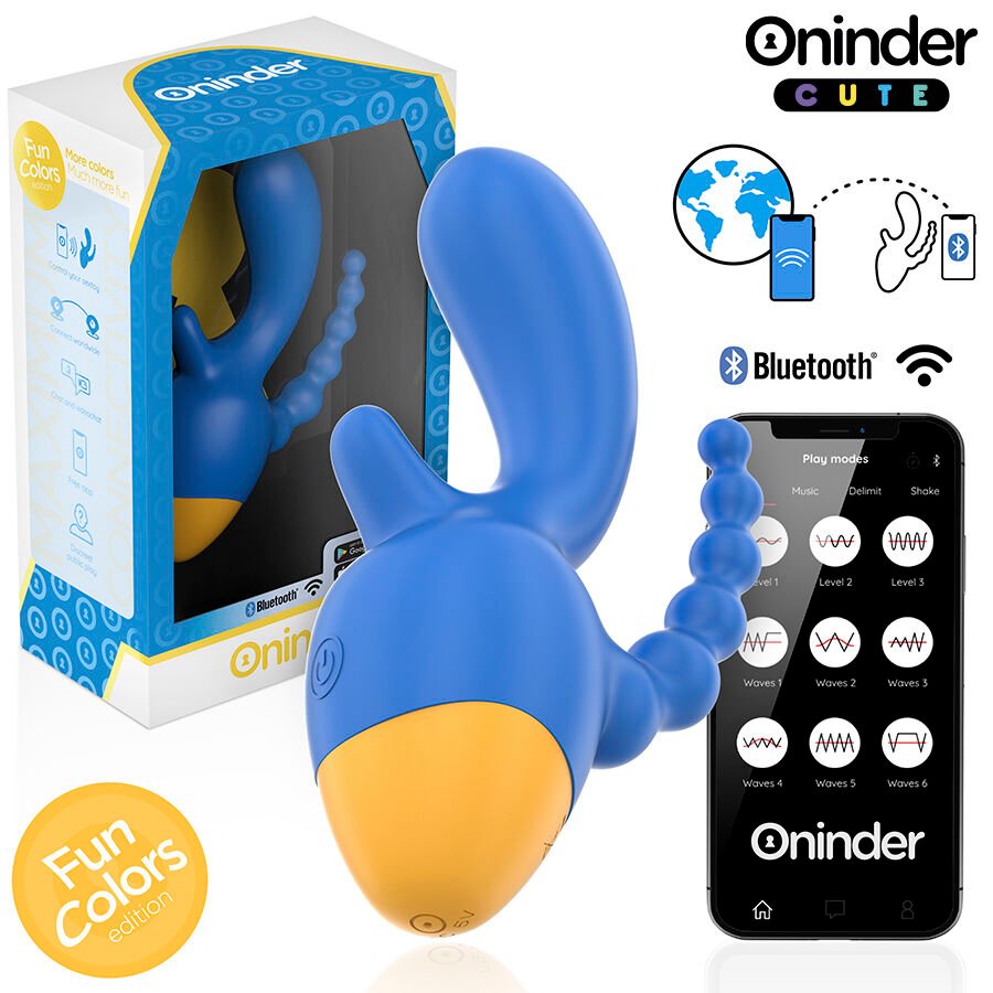 ONINDER CUTE - LOVE 3 SOME TRIPLE VIBRADOR - APP MUNDIAL GRATUITA - JUGUETES BIENESTAR - El Arte del Placer