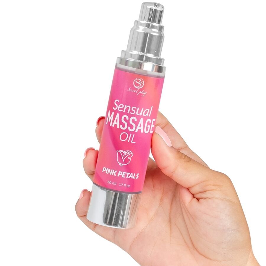 SECRETPLAY - ACEITE DE MASAJE PÉTALOS DE ROSA - Aceites con Sabores - El Arte del Placer