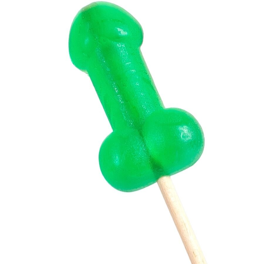 SECRETPLAY - PIRULETA PENE CARAMELO MENTA CON EFECTO FRÍO - ARTÍCULOS VARIOS - El Arte del Placer