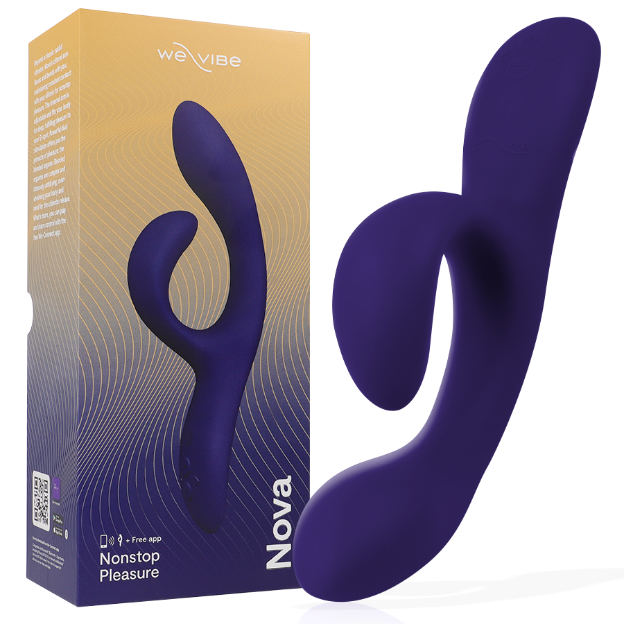 WE-VIBE - NOVA 3 VIBRADOR RABBIT AZUL MEDIANOCHE - JUGUETES BIENESTAR - El Arte del Placer
