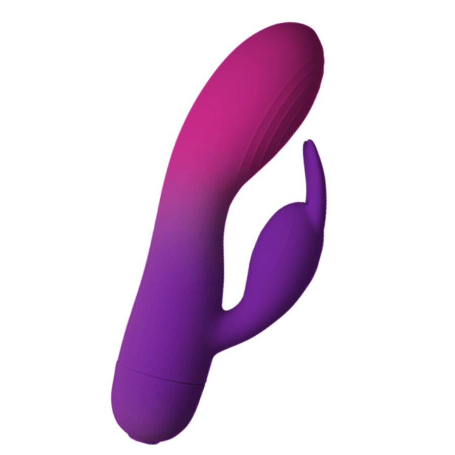 ROCKS- OFF - GLO- GIRL VIBRADOR RABBIT MORADO - JUGUETES BIENESTAR - El Arte del Placer