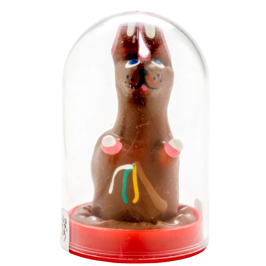 CONDOMERIE - PRESERVATIVO DECORATIVO PINTADO A MANO CONEJITO DE PASCUA - PRESERVATIVOS - El Arte del Placer