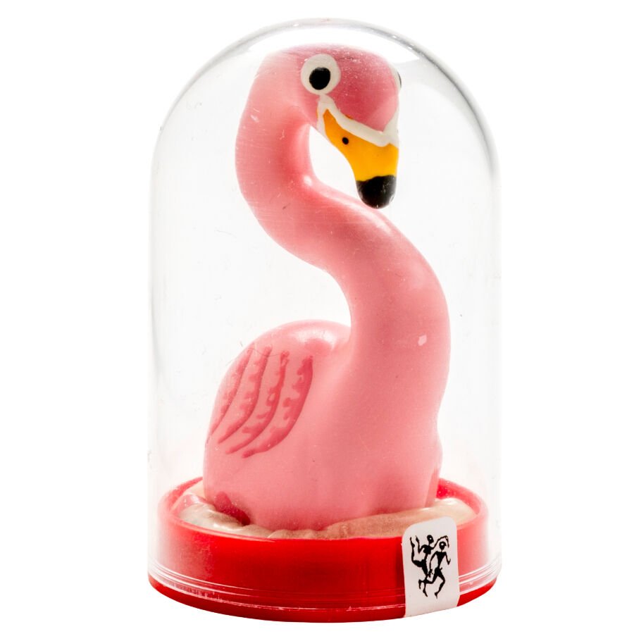CONDOMERIE - PRESERVATIVO DECORATIVO PINTADO A MANO FLAMENCO ROSA - PRESERVATIVOS - El Arte del Placer
