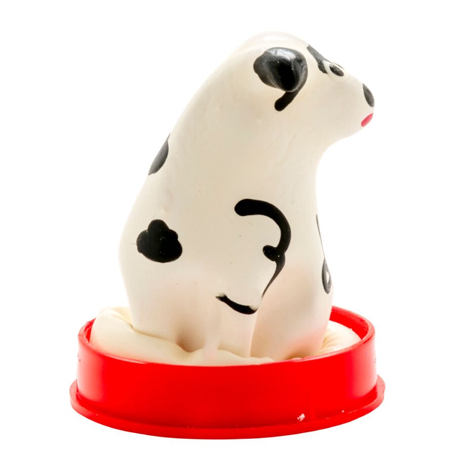 CONDOMERIE - PRESERVATIVO DECORATIVO PINTADO A MANO PERRO DÁLMATA - PRESERVATIVOS - El Arte del Placer