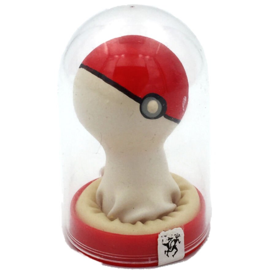 CONDOMERIE - PRESERVATIVO DECORATIVO PINTADO A MANO POKEBOLA ROJO-BLANCO - PRESERVATIVOS - El Arte del Placer