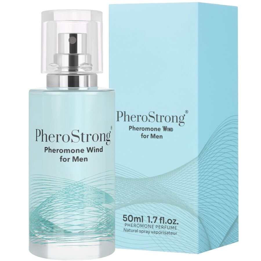 PHEROSTRONG - PERFUME CON FEROMONAS WIND PARA HOMBRE 50 ML - DROGUERÍA - El Arte del Placer