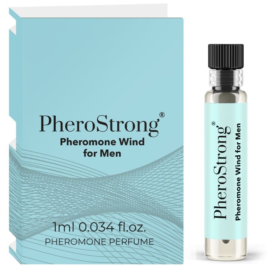PHEROSTRONG - PERFUME CON FEROMONAS WIND PARA HOMBRE 1 ML - DROGUERÍA - El Arte del Placer