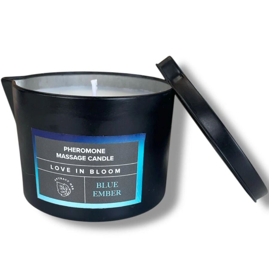 EYE OF LOVE - BLOOM VELA DE MASAJE ÍNDICA BLUE EMBER 150 ML - DROGUERÍA - El Arte del Placer