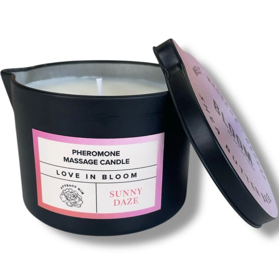 EYE OF LOVE - BLOOM VELA DE MASAJE SATIVA SUNNY DAZE 150 ML - DROGUERÍA - El Arte del Placer