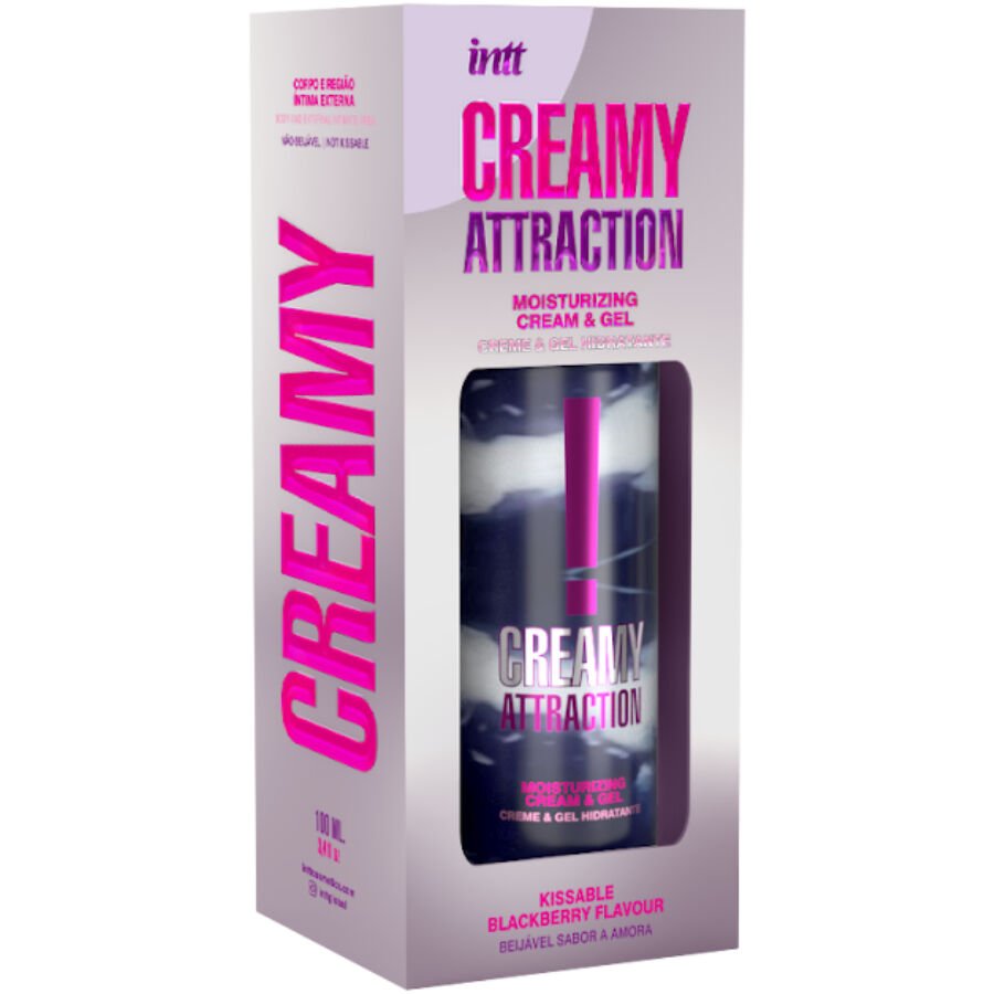 INTT RELEASES - CREMA Y GEL BESABLE SABOR MORA 100 ML - Crema Corporal - El Arte del Placer