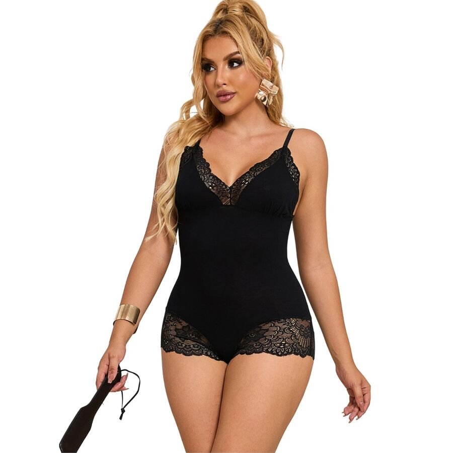 SUBBLIME – TEDDY DETALLE ENCAJE FLORAL