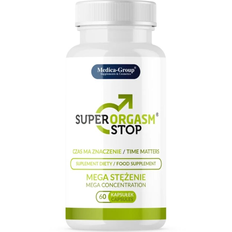 Super Orgasm Stop – Cápsulas Naturales para el Control de la Eyaculación y Mayor Resistencia Sexual - Cápsulas para Hom…