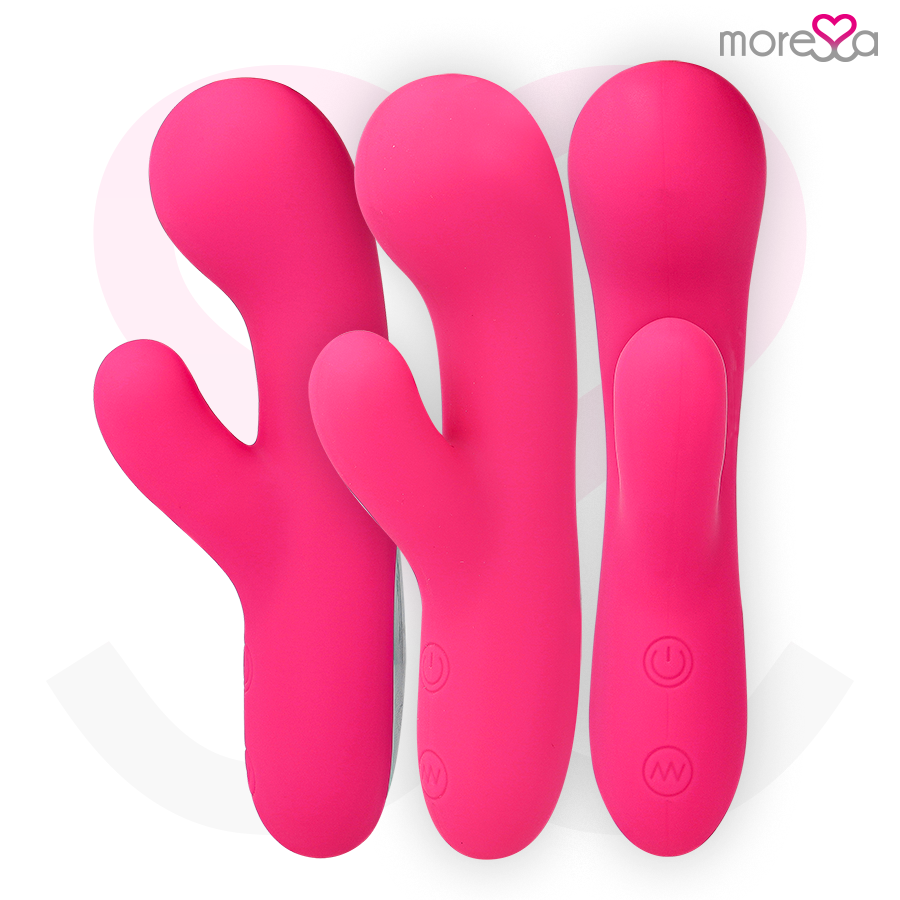 MORESSA - JERRY CLIP VIBRADOR PUNTO G Y CLITORIS PREMIUM SILICONE RECARGABLE - JUGUETES BIENESTAR - El Arte del Placer