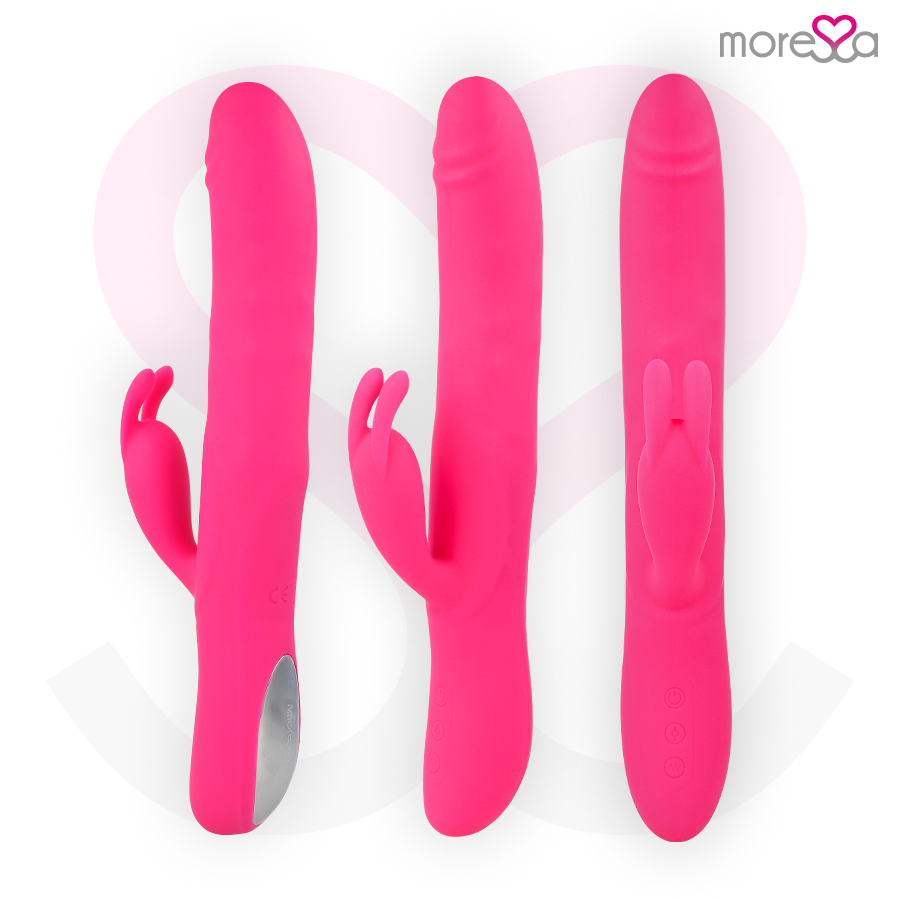 MORESSA - SOMER ROTADOR PERLADO Y POTENTE VIBRACIÓN SILICONA PREMIUM - JUGUETES BIENESTAR - El Arte del Placer