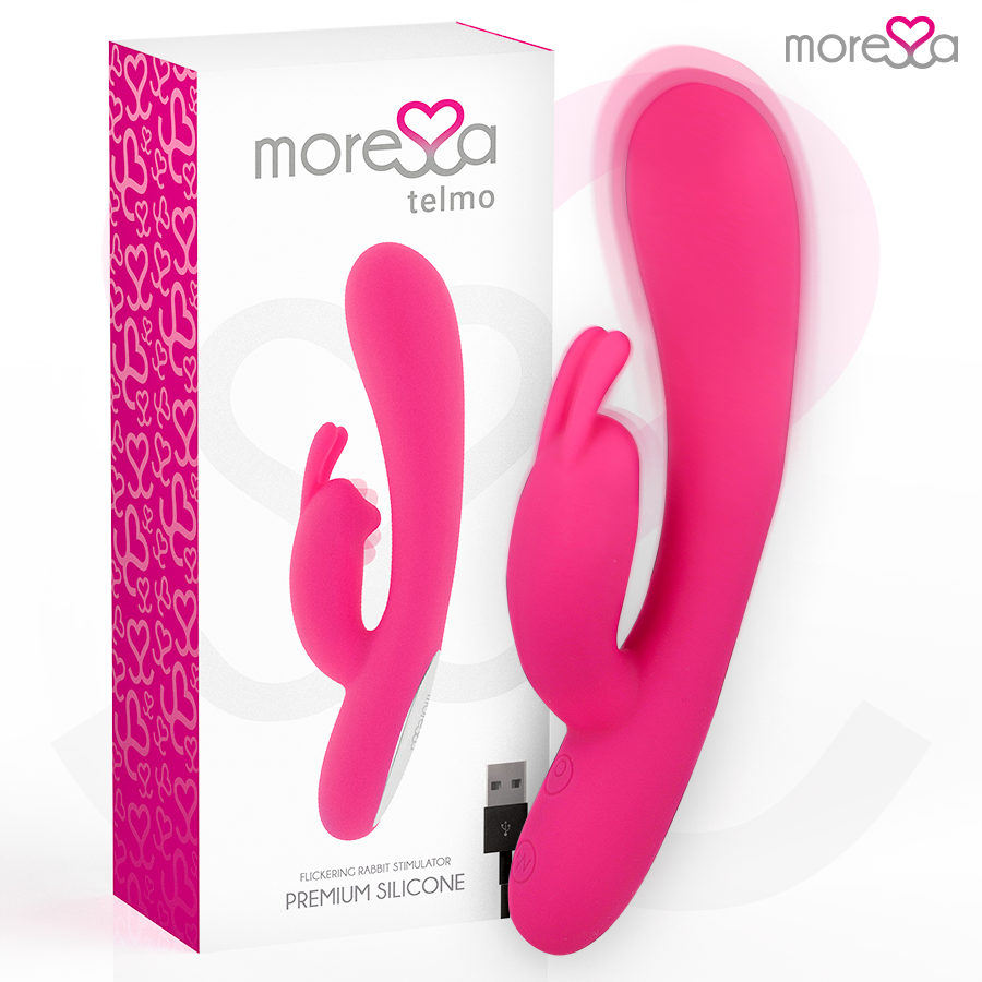 MORESSA - TELMO TICKLING CLITORIAL PREMIUM SILICONE RECARGABLE - JUGUETES BIENESTAR - El Arte del Placer