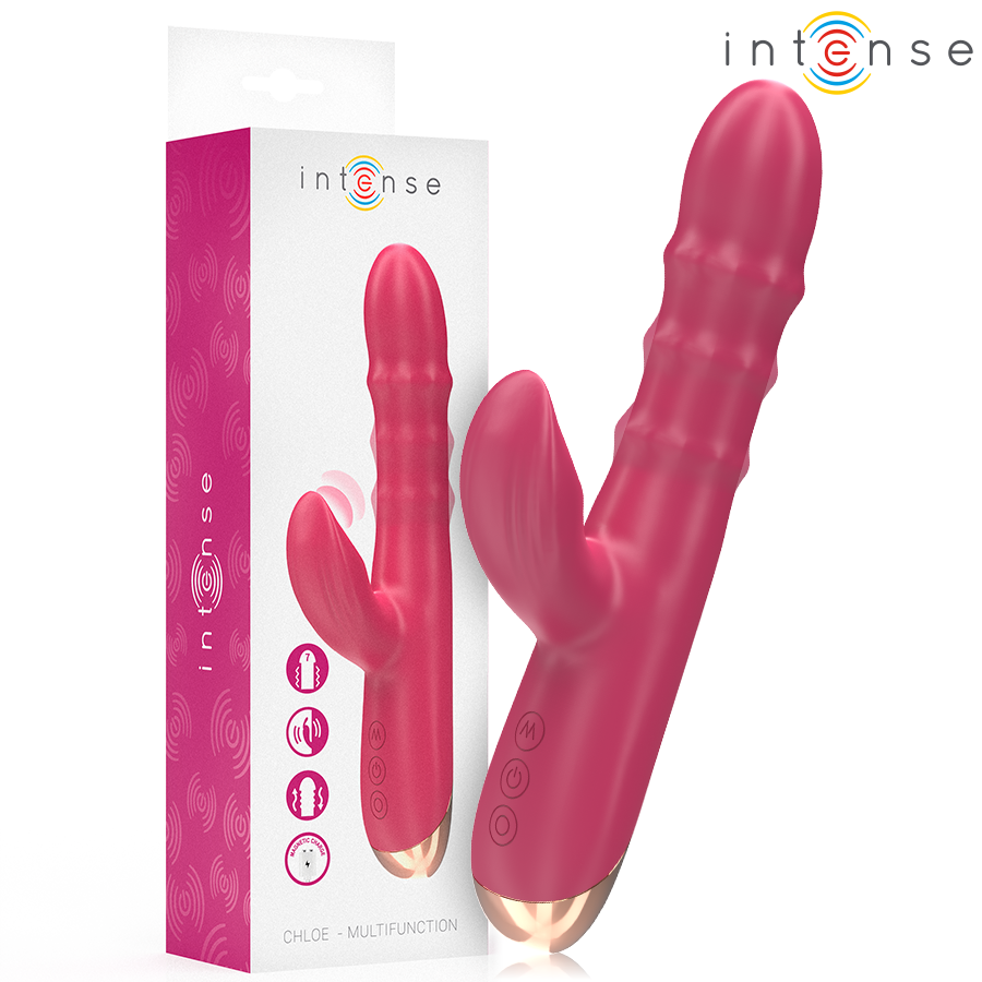 INTENSE – CHLOE VIBRADOR MULTIFUNCIÓN 3 EN 1 - JUGUETES BIENESTAR - El Arte del Placer