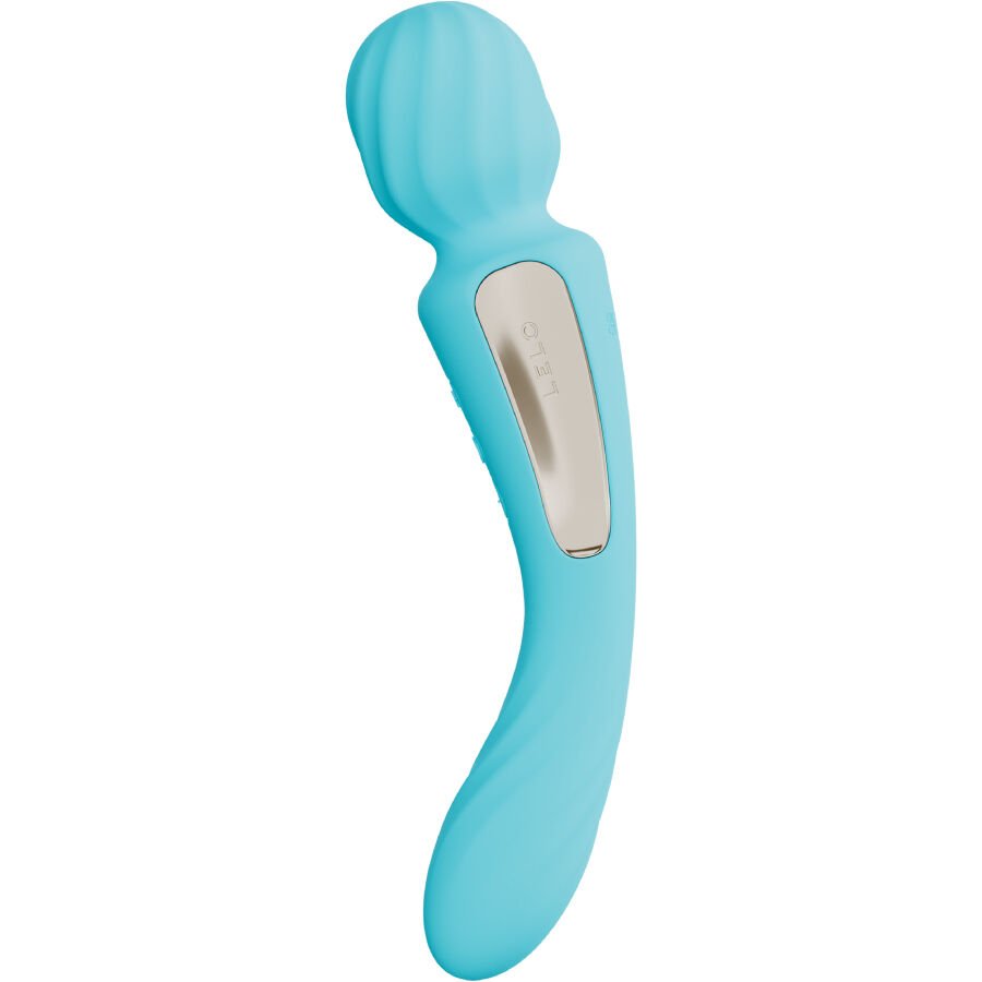 LELO - SWITCH VIBRADOR WANDA ESTIMULACIÓN DOBLE CELESTE - JUGUETES BIENESTAR - El Arte del Placer