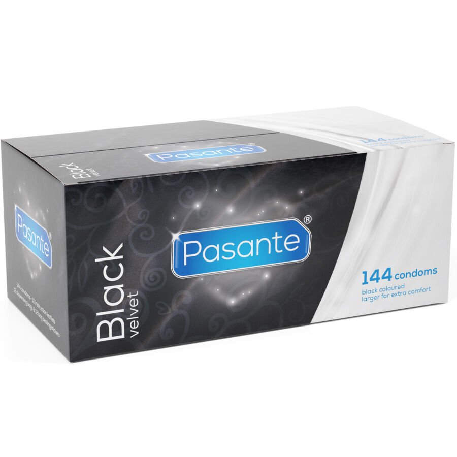 PASANTE - BLACK VELVET PRESERVATIVOS CAJA 144 UNIDADES - PRESERVATIVOS - El Arte del Placer