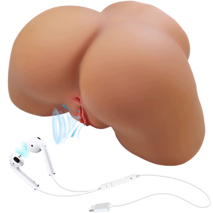 CRAZY BULL - ILANA TRASERO FEMENINO REALISTA VIBRADOR & SUCCIONADOR CON SONIDO 6.8 KG - JUGUETES BIENESTAR - El Arte de…