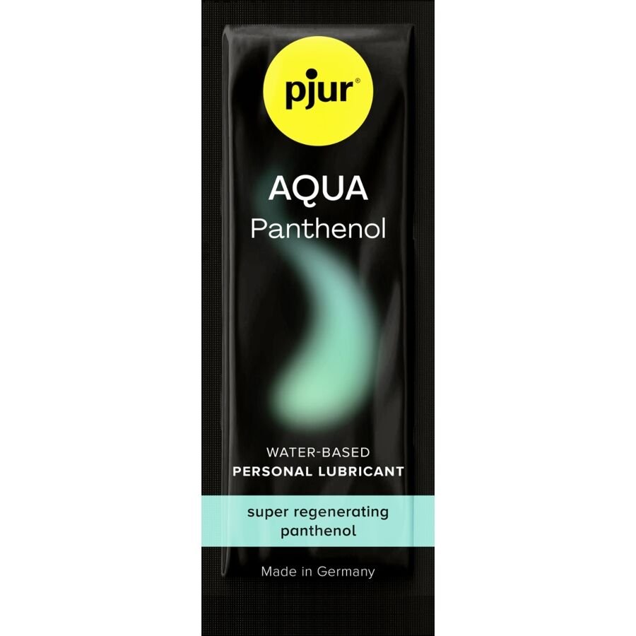 PJUR - AQUA PANTHENOL LUBRICANTE BASE AGUA 2 ML - DROGUERÍA - El Arte del Placer