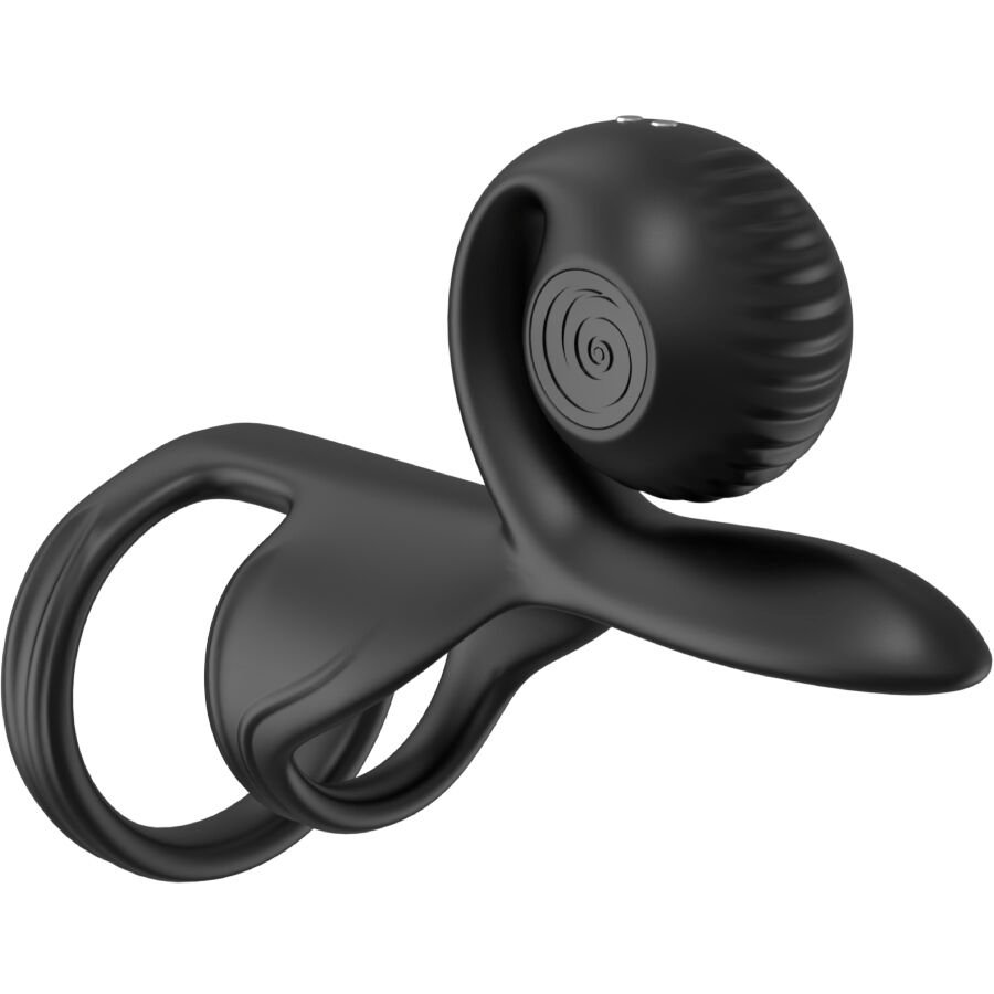 SNAIL VIBE - JOVI ANILLO DE PAREJA CONTROL REMOTO NEGRO - Accesorios para el pene - El Arte del Placer