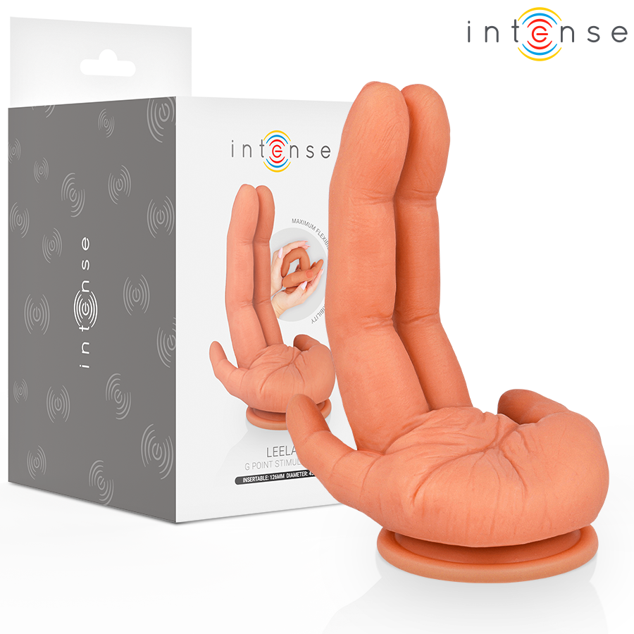 INTENSE - LEELA ESTIMULADOR PUNTO·G MANO FLEXIBLE 12,6 CM - Dildos Punto G - El Arte del Placer