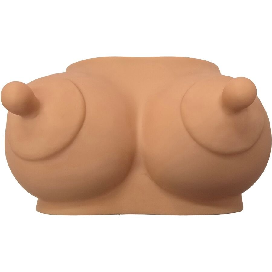 DIABLO PICANTE - HUCHA FORMA DE TETAS TONO CLARO - Artículos divertidos - El Arte del Placer