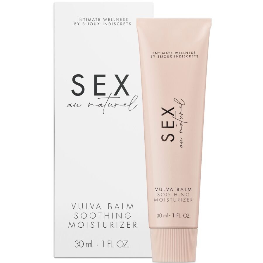 BIJOUX INDISCRETS - SEX AU NATUREL BÁLSAMO HIDRATANTE Y CALMANTE VAGINAL 30 ML - Crema Corporal - El Arte del Placer