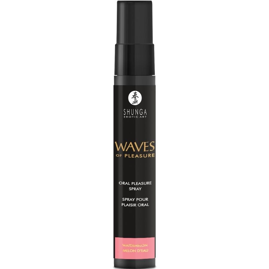 SHUNGA - WAVES PLEASURE SPRAY ORAL SEDUCTOR SANDÍA 20 ML - DROGUERÍA - El Arte del Placer