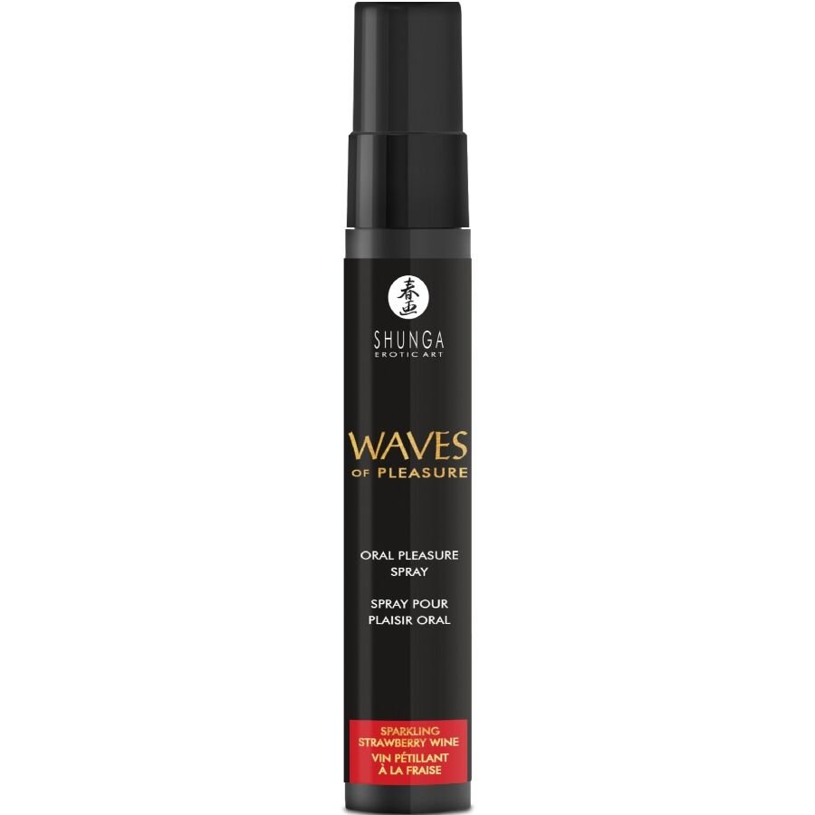 SHUNGA - WAVES PLEASURE SPRAY ORAL SEDUCTOR FRESA 20 ML - DROGUERÍA - El Arte del Placer