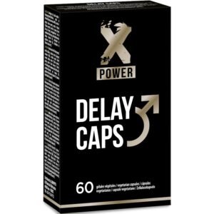 XPOWER - DELAY CAPS RETARDANTE EYACULACIÓN 60 CÁPSULAS - Cápsulas para Hombres - El Arte del Placer