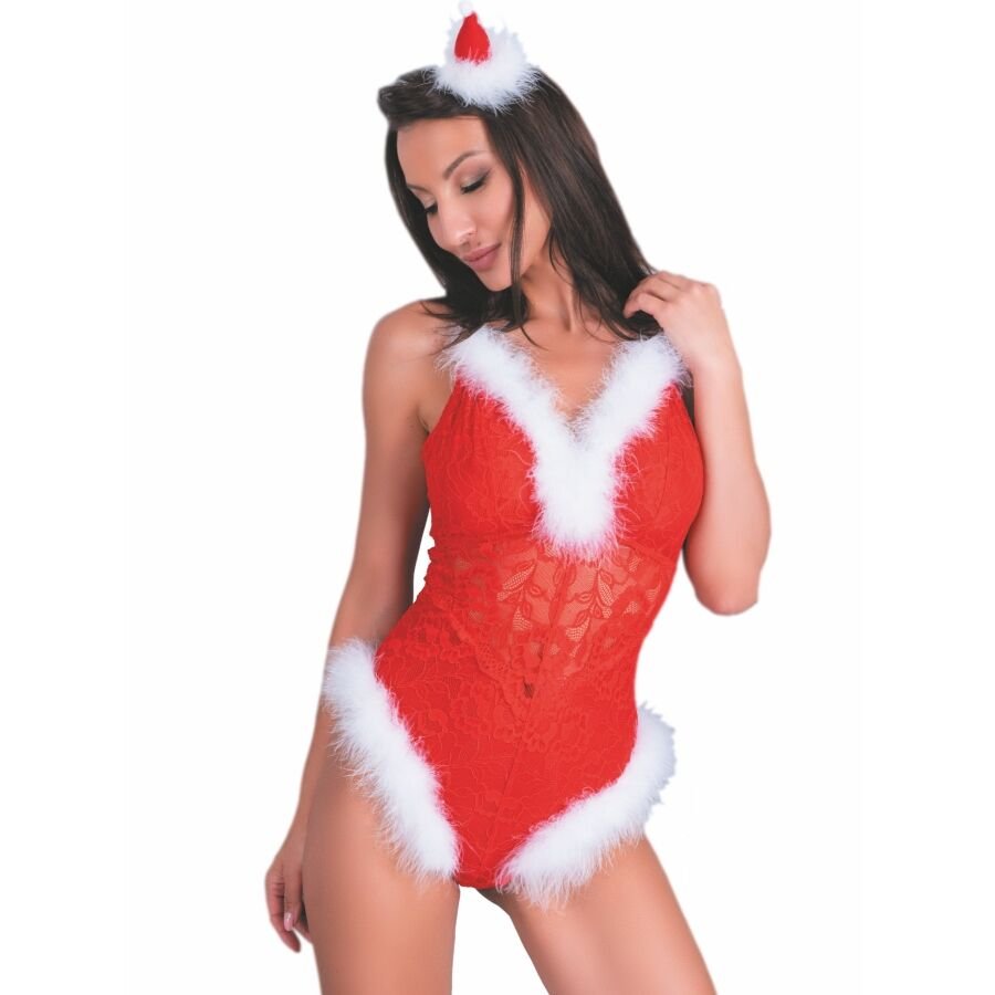 LIVCO CORSETTI FASHION – NAUGHTY SANTA LC 90706 BODY NAVIDEÑO - Disfraces Mujer - El Arte del Placer