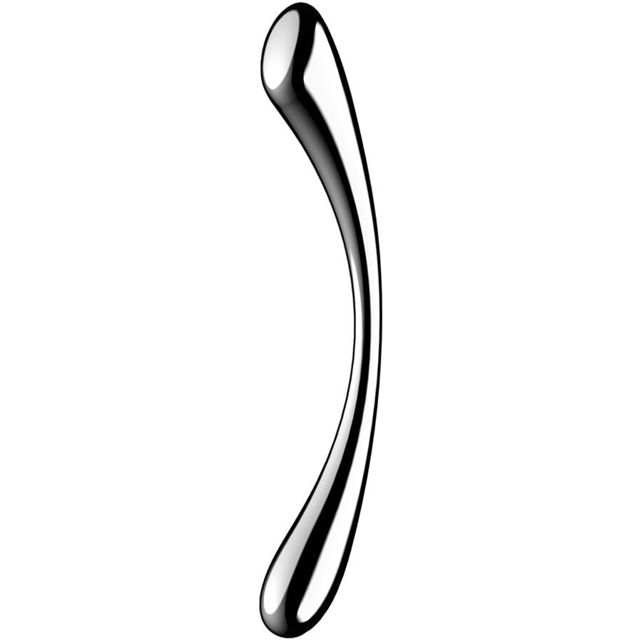 SATISFYER - COSMIC CREST 1 DILDO ACERO INOXIDABLE DOBLE USO - Dildos Punto G - El Arte del Placer