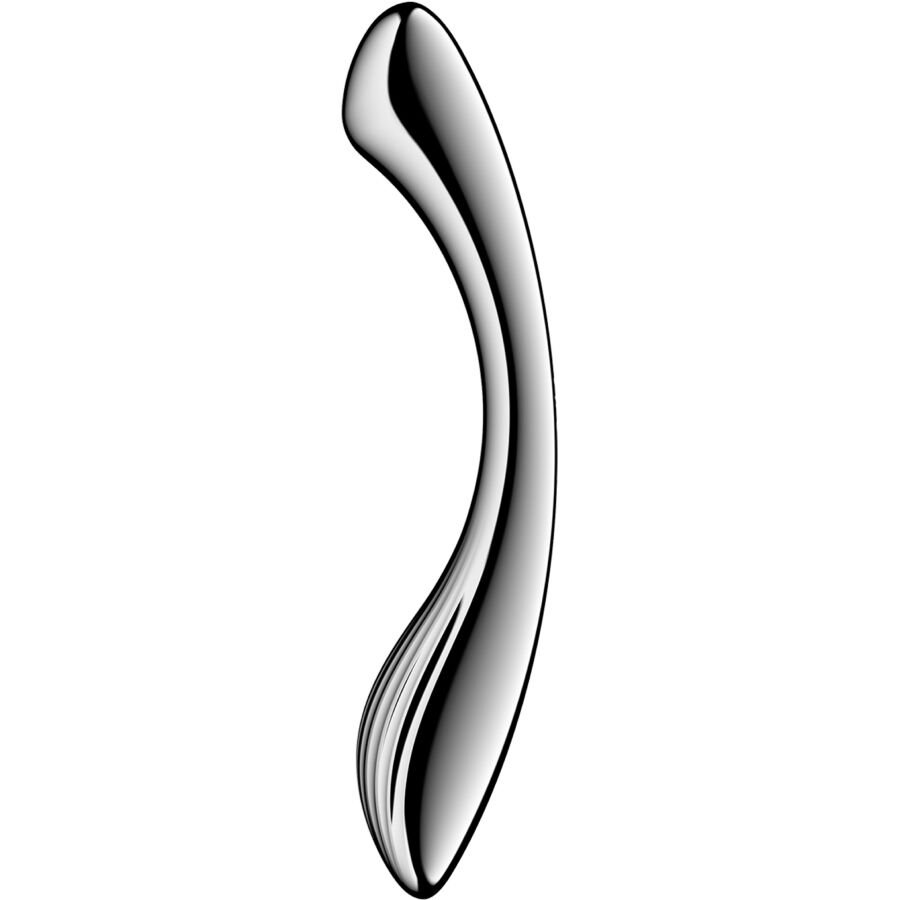 SATISFYER - PURE GRAVITY 1 DILDO ACERO INOXIDABLE DOBLE USO - Dildos Punto G - El Arte del Placer